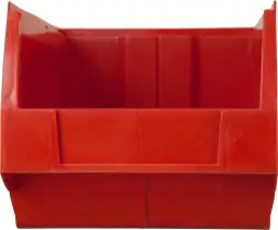 Ящик (лоток) пластиковый сплошной, 400x230x200 мм, 18.4 л, синий [5004]