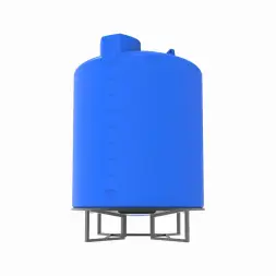 Емкость TOR 10000 л под плотность до 1,2 г/см3 синяя на основании для полного слива F