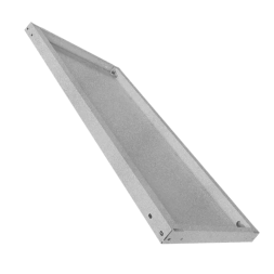 Полка металлическая для стеллажей Практик MS U 100х80, 1000x800 мм, серебристый [S24799303658]