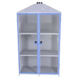 Шкаф для аккумуляторов ШМА-02-02 1000x600x1690 мм Синий