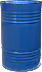 Бочка металлическая (стальная) с крышкой и пробками, 100 л, синий [БСЗ 100п]