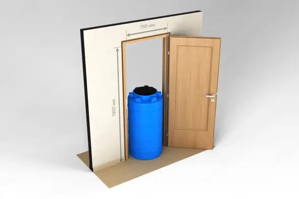 Емкость ЭВЛ-Т 200л зеленая