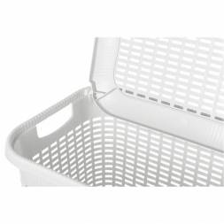 Корзина для белья 50л, белый