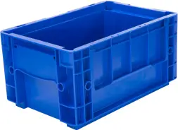 Евроконтейнер пластиковый перфорированный RL-KLT 3147, 297x198x148 мм, 5,3 л, голубой