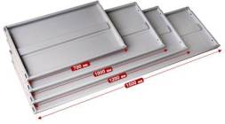 Полка для стеллажей окрашенная СТФ, 1500x300 мм, RAL 7035 [КГ027041]