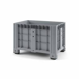 Крупногабаритный сплошной пластиковый контейнер на ножках IBOX, 1200х800x800 мм, серый [11.602F.92.PE.C10]