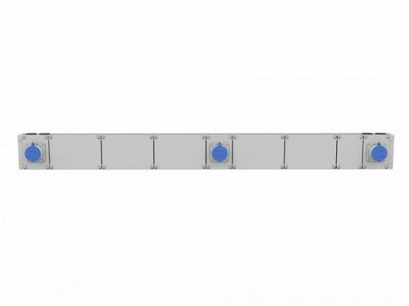 Шина для электропроводки ДВК 1000 мм (230V x 3)